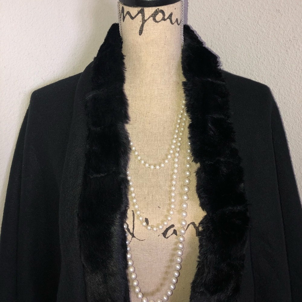 Fleece fur wrap